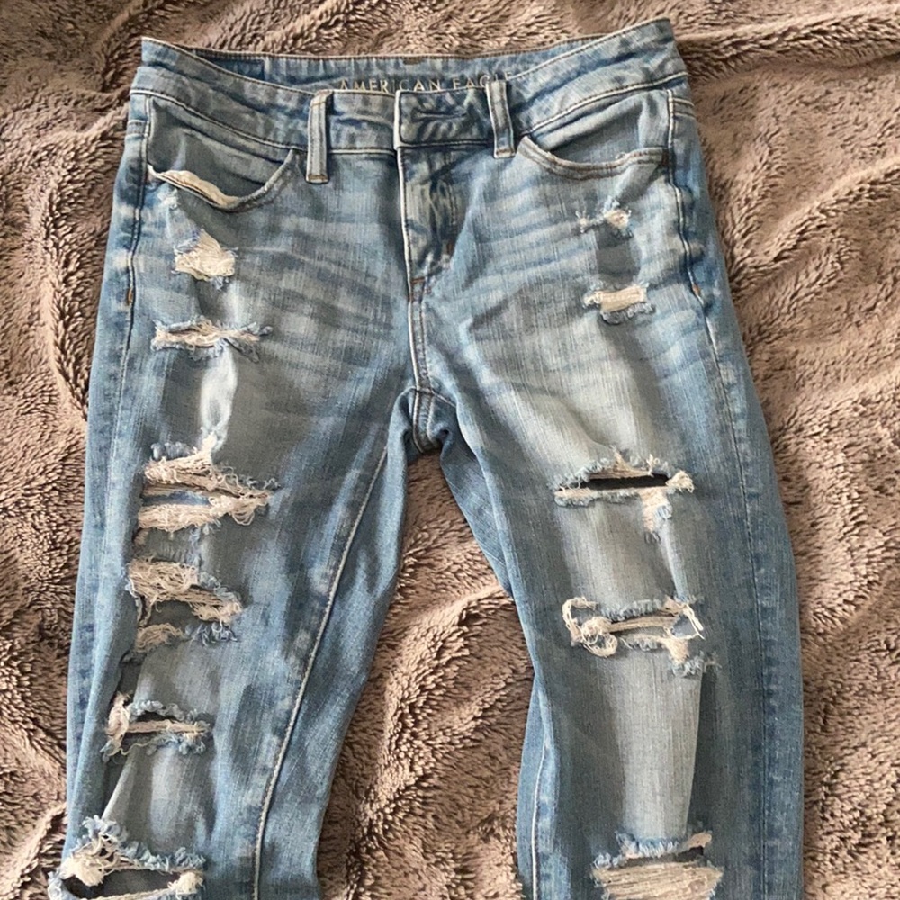 American Eagle Distressed Skinny Jeans